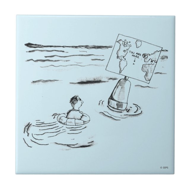 Stranded Fliese (Vorderseite)