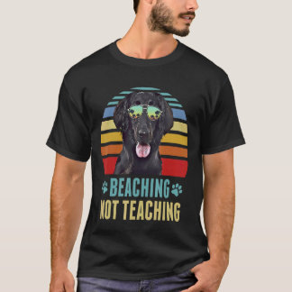 Stranden Nicht Lehren   Flat Coated Retriever Hund T-Shirt