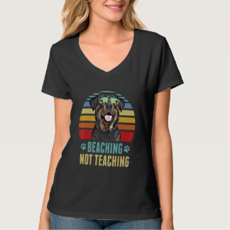 Stranden Nicht Lehren Rottweiler Hund Lehrer Zusam T-Shirt