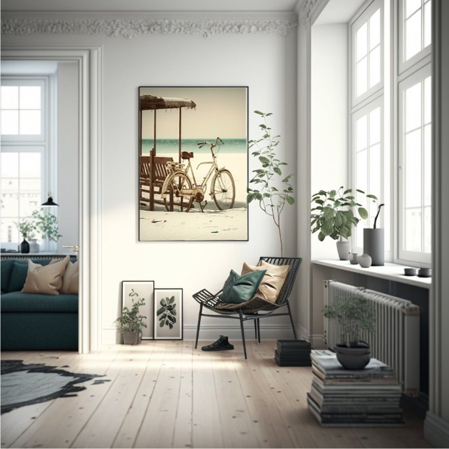 Strandfahrrad Poster (Von Creator hochgeladen)