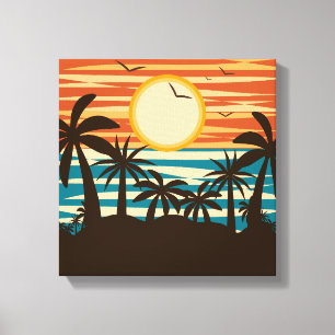 STRANDFAHRT LEINWANDDRUCK