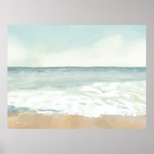 Strandfarbe Poster