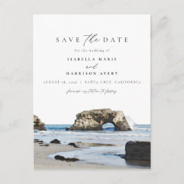 Strandfarbe Santa Cruz Postkarte