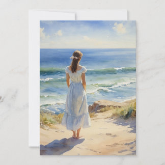 Strandfarbenstudie C Feiertagskarte