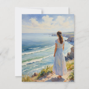 Strandfarbenstudie D Feiertagskarte