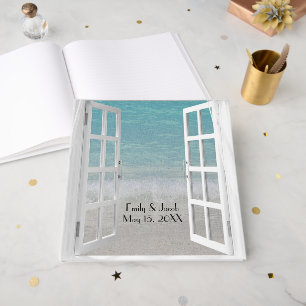 Strandfenster mit Ozeanbrandung Gästebuch