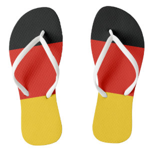 Strandflips der deutschen Flagge für Männer und Fr Flip Flops