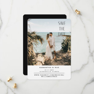 Strandfoto Hochzeit Termin merken Save The Date