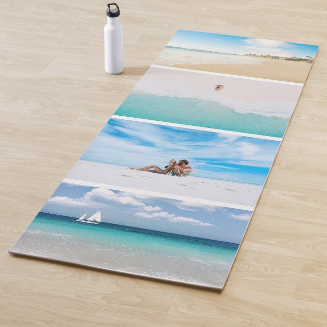 StrandfotoCollage Yogamatte (Beispiel)