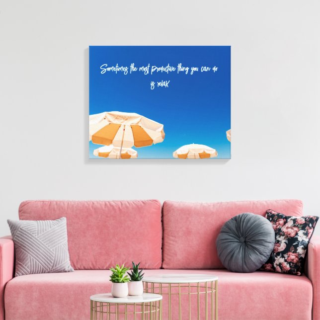 Strandfotografie-Dekoration mit Reiseangebot Leinwanddruck (Insitu (Wohnzimmer))