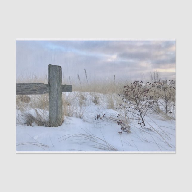 Strandgeschenkpapier Seidenpapier (Vorderseite)