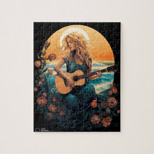 Strandgitarre Puzzle (Vertikal)