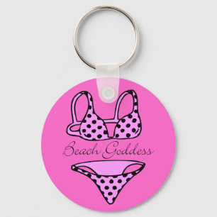 Strandgöttin Schlüsselanhänger