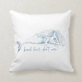 Strandhaar kümmern sich nicht um Mermaid-Sand-Doll Kissen