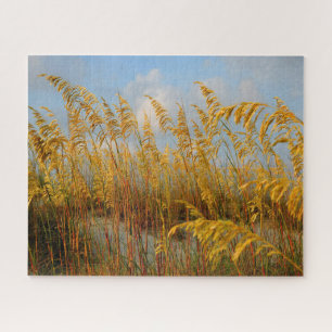Strandhafer am Strand Puzzle
