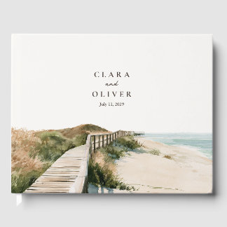 Strandhafer Dünenkreuzung Outer Banks Küstenhochze Gästebuch