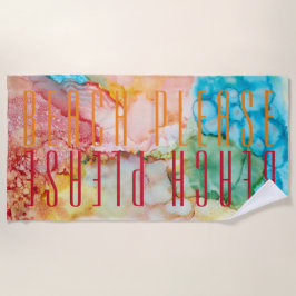 Strandhandtuch farbenfroh Sunbury