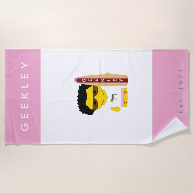 Strandhandtuch GEEKLEY (Vorderseite)