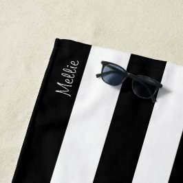 Strandhandtuch mit Monogramm-Namen