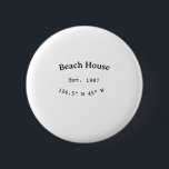 Strandhaus. Datum Jahr benutzerdefinierte Koordina Button<br><div class="desc">Entwurf</div>