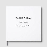 Strandhaus. Datum Jahr benutzerdefinierte Koordina