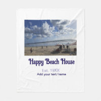 Strandhaus est. Jahr hinzufügen Foto Breitengrad L
