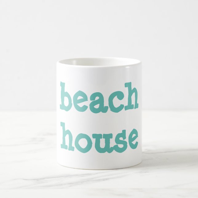 Strandhaus Kaffeetasse (Mittel)