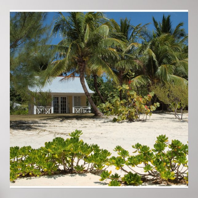 Strandhaus Kaimaninseln Poster (Vorne)