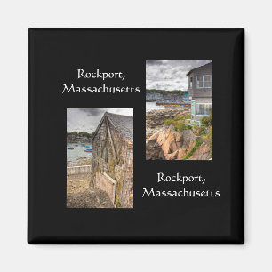 Strandhäuser in Rockport, Massachusetts Magnet
