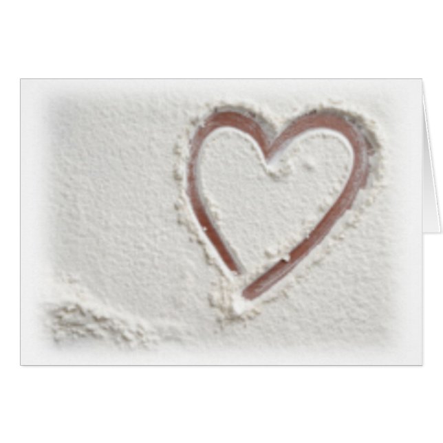 Strandherz von Sand (Vorderseite (Horizontal))