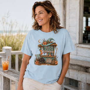 Strandhexe Ozean-Zaubertrank-Bar Sommer-Cocktails Tri-Blend Shirt