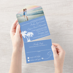 Strandhochzeit Alles Inklusive Einladung