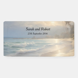Strandhochzeit Banner