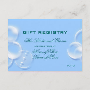 Strandhochzeit Begleitkarte