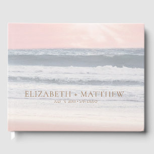 Strandhochzeit bei Sonnenuntergang   Hochzeit am O Gästebuch