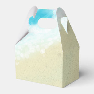 Strandhochzeit Brautparty Sand Tropische Wellen Geschenkschachtel