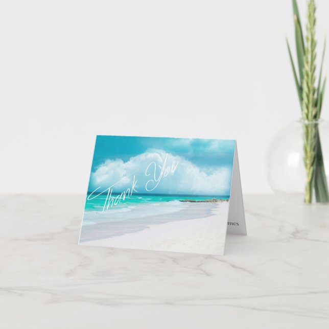 Strandhochzeit Danke (Vorderseite)