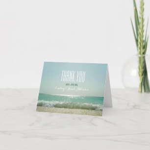 Strandhochzeit Dankeskarten Dankeskarte