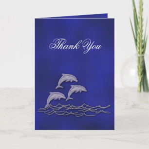 Strandhochzeit Delfin Danke