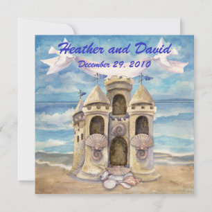 Strandhochzeit Einladung