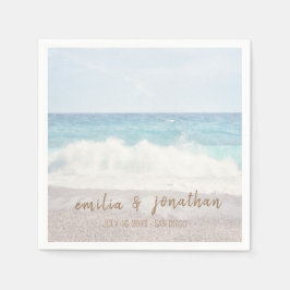 Strandhochzeit | Hochzeit am Meer Serviette