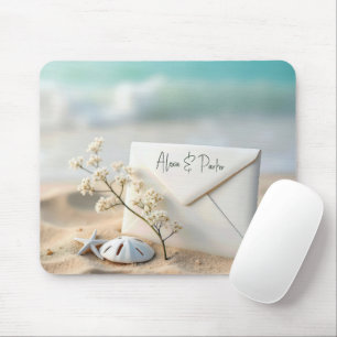 Strandhochzeit in Sand Mousepad