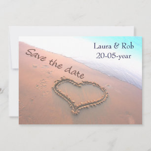 Strandhochzeit Save the Date