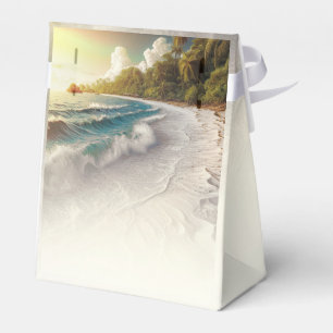 Strandhochzeit Sonnenuntergang am Paradiesstrand Geschenkschachtel