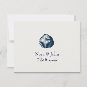 Strandhochzeit UAWG RSVP Karte