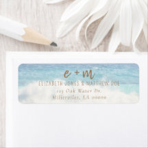 Strandhochzeits-Einladung Meer/Hochzeit am Meer
