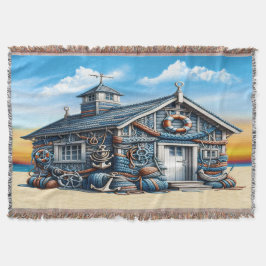 Strandhütte Decke