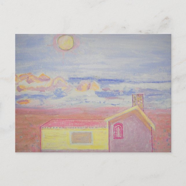 Strandhütte Postkarte (Vorderseite)