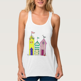 Strandhütten 1 Illustration Tank Top