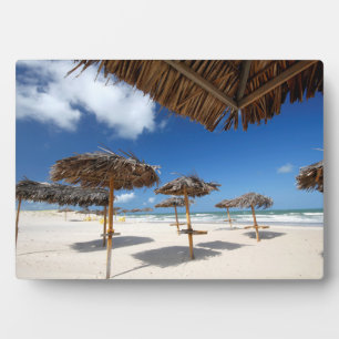 Strandhütten  Brasilien Fotoplatte